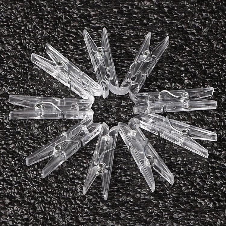 

Красочные прозрачные акриловые зажимы для фотографий (3,5) - Рождественские гирлянды 2.5 x 0.3 cm Clips