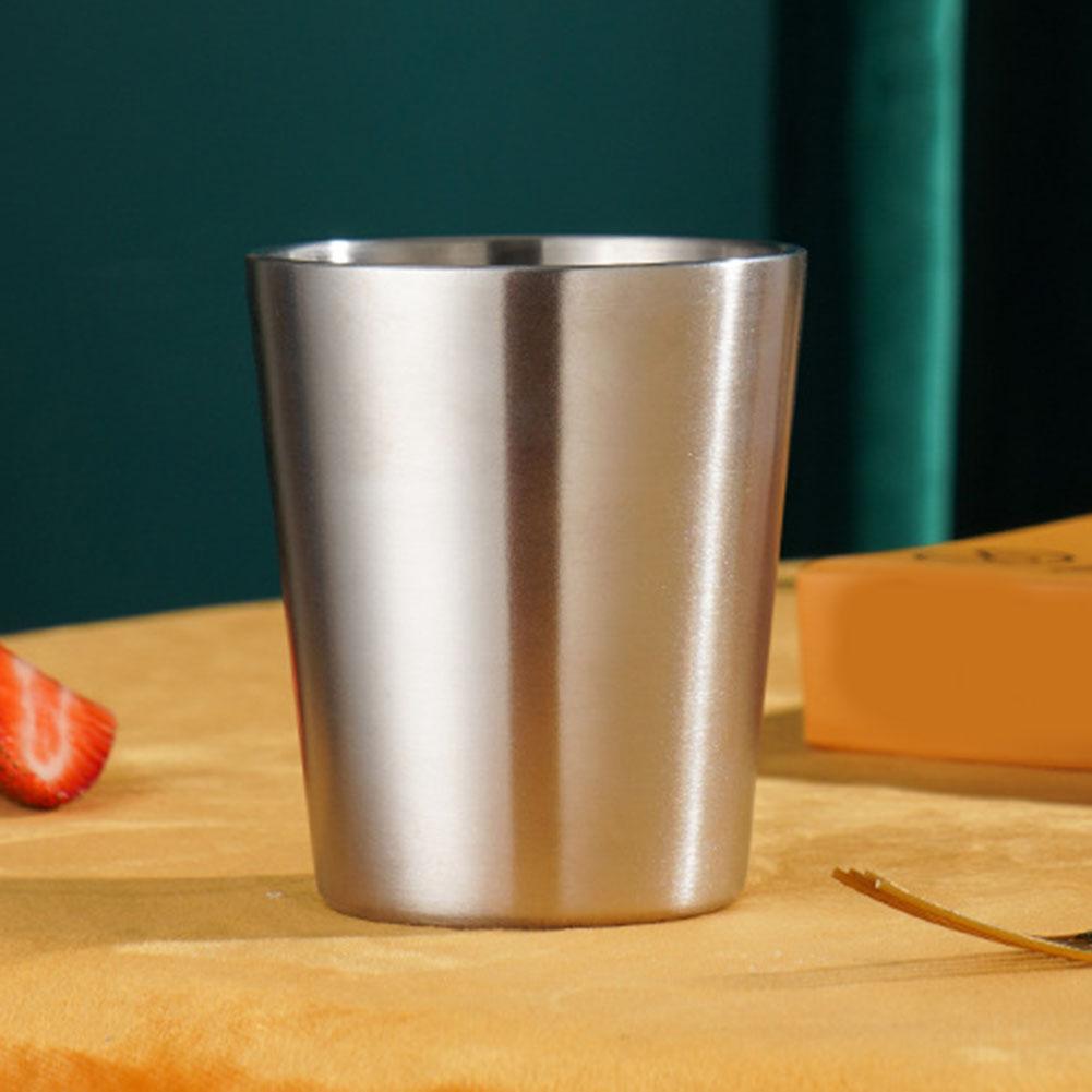 Dinnerware Coffee Mug Serving Dishes Cold Drinks Double Layer For Milk Large Capacity Stainless Steel Water Water Cup
