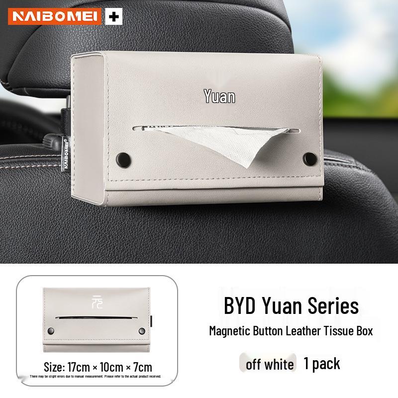 BYD Yuan Pro/Plus Car Tissue Holder: Seat Armrest Hanging Dispenser, Interior Accessory