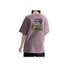 Reebok Fashionable Comfortable Versatile Casual Loose Short Sleeve T-Shirt Unisex Tops Gray Purple 24SRM429UGP3