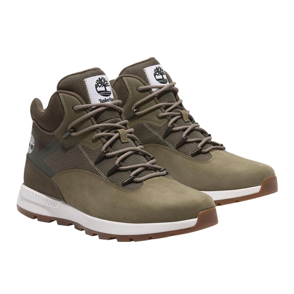 

Кроссовки Timberland Trekker Mid на шнуровке, мужские, TB0A6CPSEO81, оливковый нубук, размер 7.0 (25,0 см)