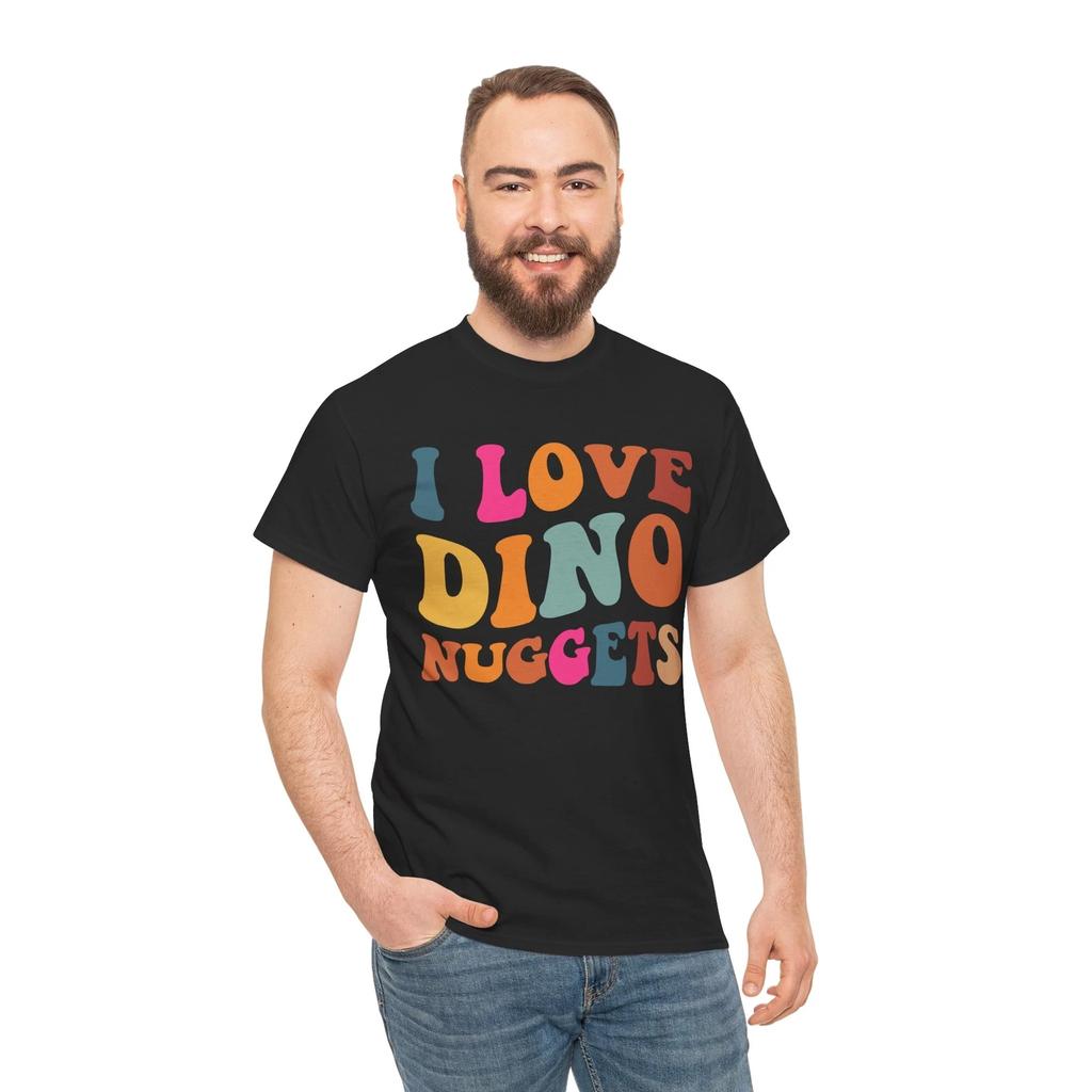 Dinosaur T-Shirt | I Love Dino Nuggets Shirt | T-Rex Jurassic Lover Shirt