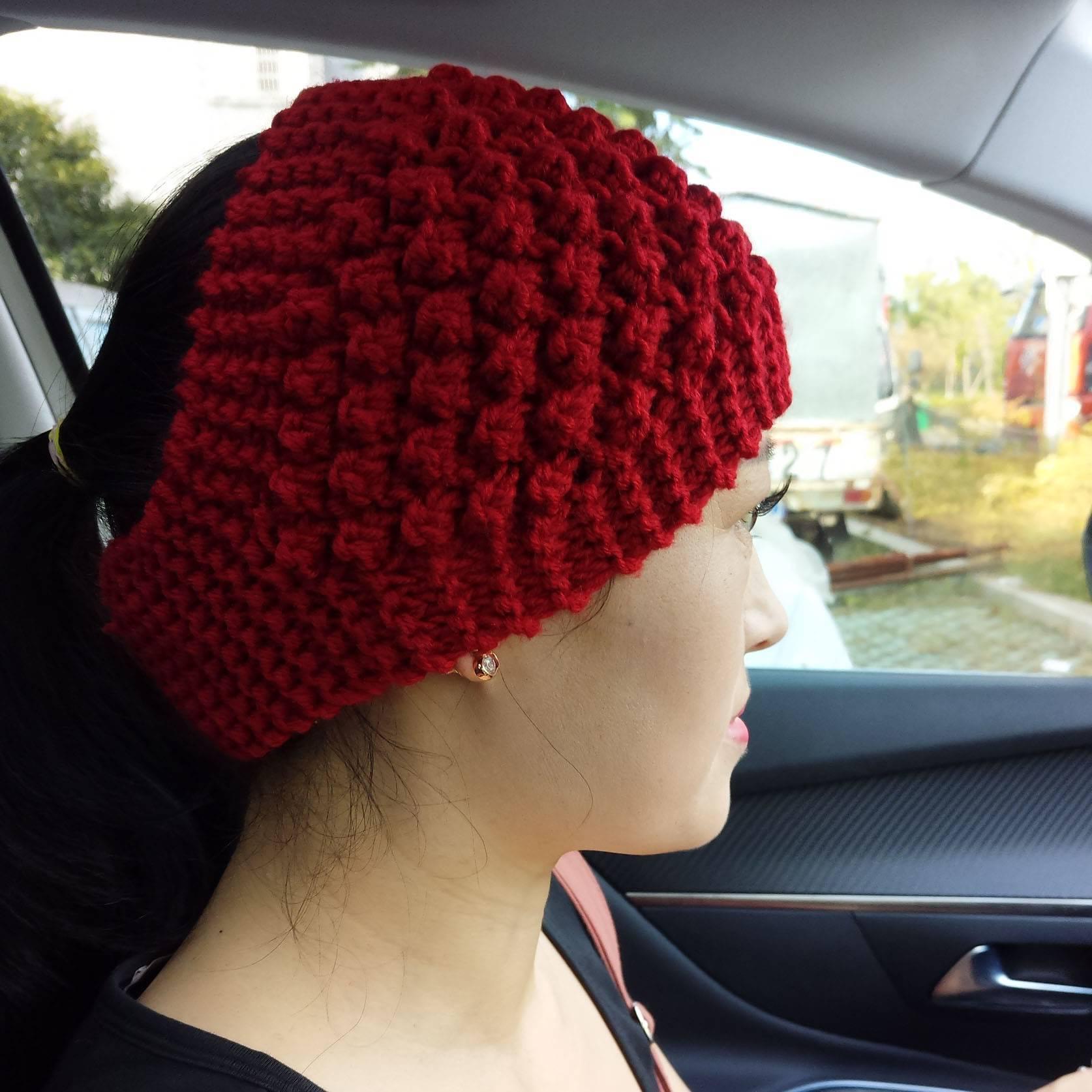 

Корейская вязаная шерстяная повязка на голову с широкими полями - женская теплая защита ушей, аксессуар для волос