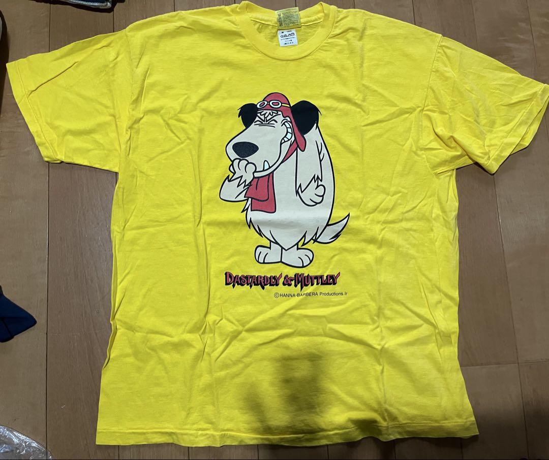 

[USED] Made in the USA Dastardly & Mattly T-shirt Yellow Kenken
