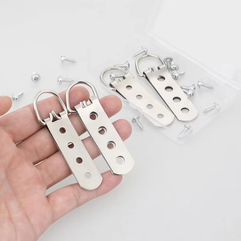 Thick Wire 3-Hole Hangers – Frame Hardware for Chinese Paintings & Oil Paintings