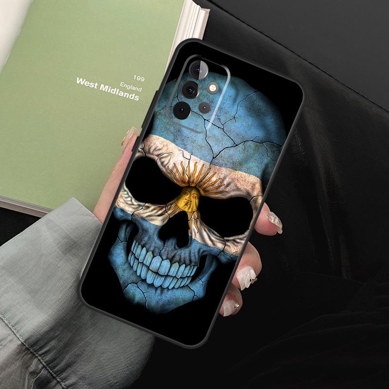 Argentina Flag For Samsung Galaxy A36 A56 A26 A16 A15 A55 A53 A33 A35 A22 A32 A52 A54 A34 A14 A05 A06 Case