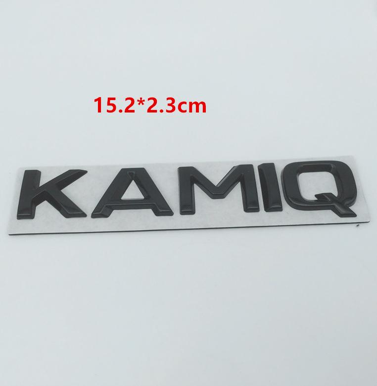 BATL9 1pc Metal for SKODA Octavia Superb RAPID FABIA KAMIQ KODIAQ YETI Car Emblem Letter Badge Rear Tail Trunk Sticker Decal for SKODA