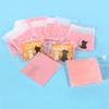 50Pcs Couple Cats Biscuits Candy Bags Plastic Sandwich Bread Packaging Bags  Package Supplies
