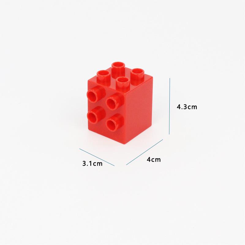 Compatible LEGO Duplo Large Bricks Corner Pieces - Children s Basic Building Blocks Assembly Toy