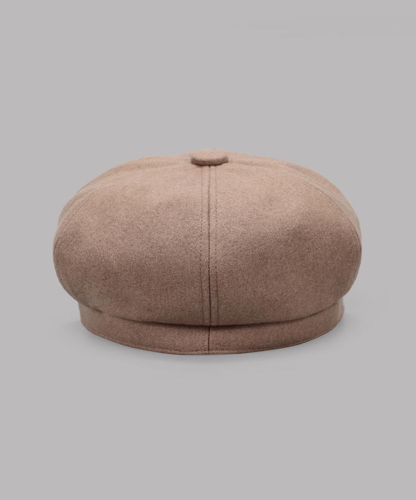 Maia Wool Baker Hat - Beige