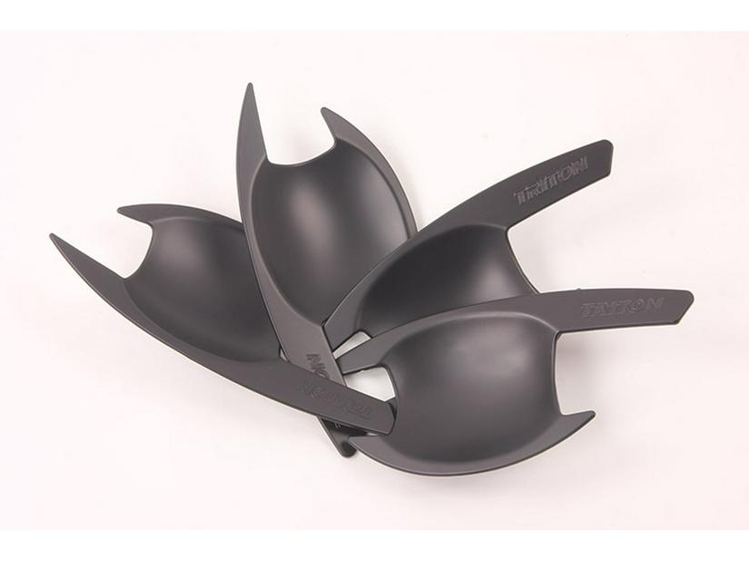 Triton/L200 2015 Matte Black ABS Door Bowl Accents