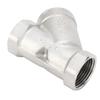 Y Type Strainer 1 Inch DN25 Female Thread 304 Stainless Steel Y Shaped Strainer for Water Oil Gas