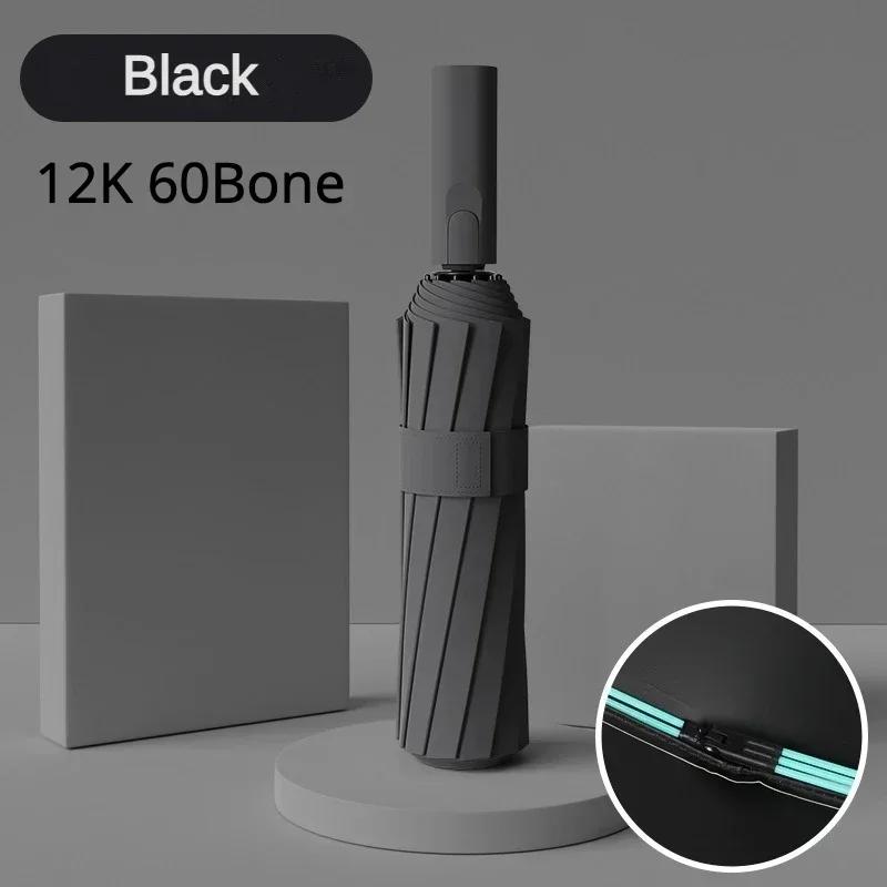 Winddichte Sterke Automatische Opvouwbare Paraplu 72 Versterkte Glasvezel Ribben, UV 50+ Zon- & Regenbescherming Paraplu's voor Mannen Vrouwen