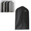 Suit Dust Cover Black Non Woven Fabrics Small Size Hanging Garment Bag for Travel Home