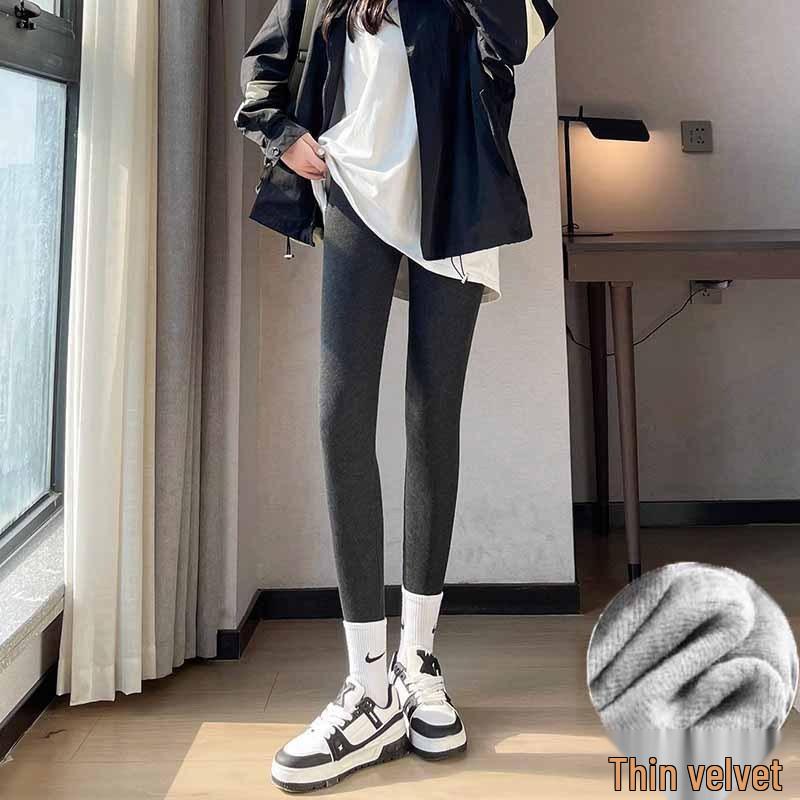 

Women s High Waist Lambswool Pants: Autumn/Winter Slimming Butt-Lifting, Thickened Velvet Base Layer, Long & Warm. L (40-57.5 kg)