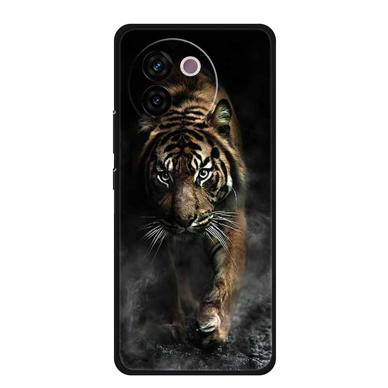 For Vivo V30e Case Popular Black Silicone Soft Back Cover Case For Vivo V30e Phone Case Cover V 30 e V 30e V30 e Coque Funda Bag