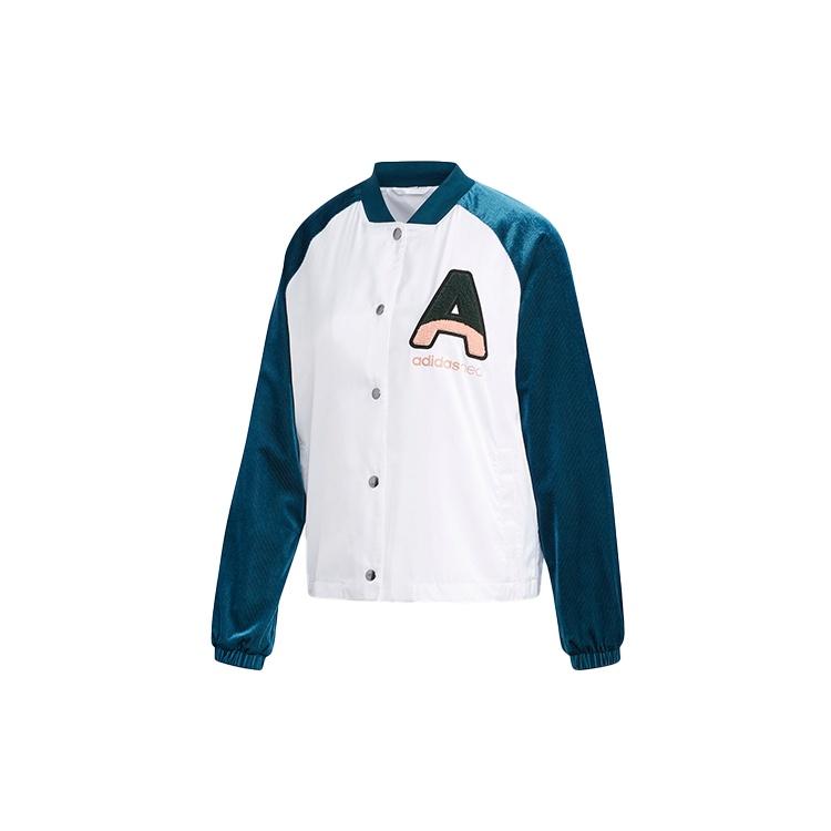 (WMNS) adidas neo Letter Printing Jacket White Women s FK6921 L