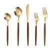 4/5pcs Stainless Steel Portugal Cutlery Set Gold/Silver Dessert Tableware  Steak