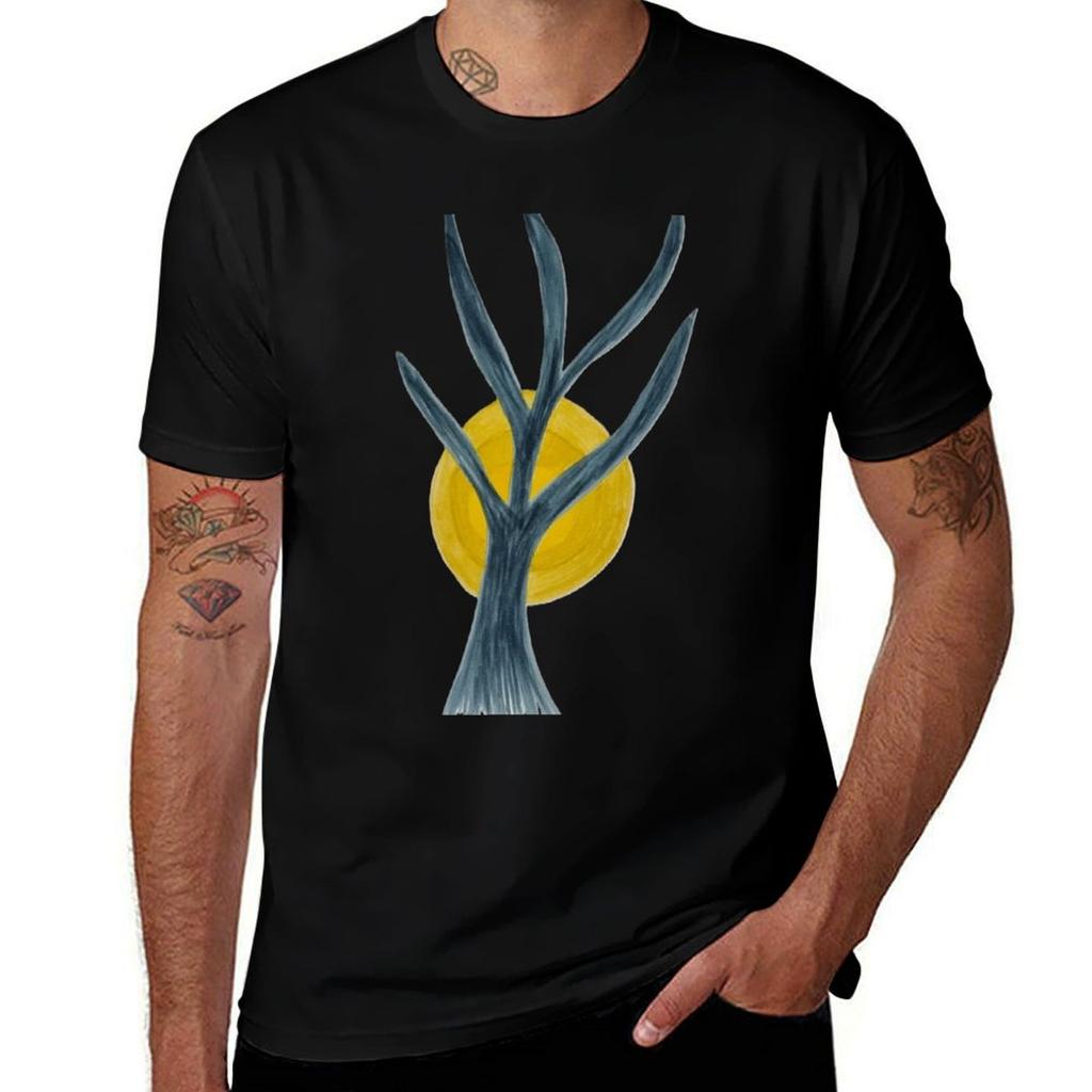 Under The Sun Tree Of Of Life Tshirt No Iron Casual Short Sleeve Top