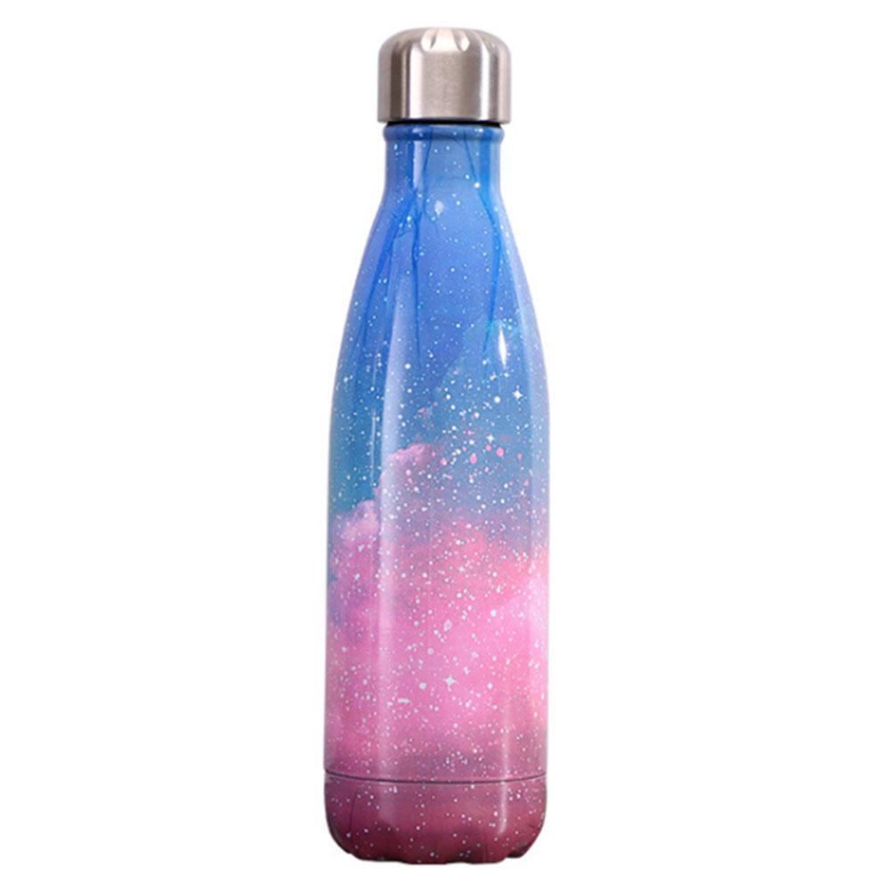 Puntos 500ML Starry Sky/Plating Stainless Steel Insulated Water Bottle Sport Flask Cup