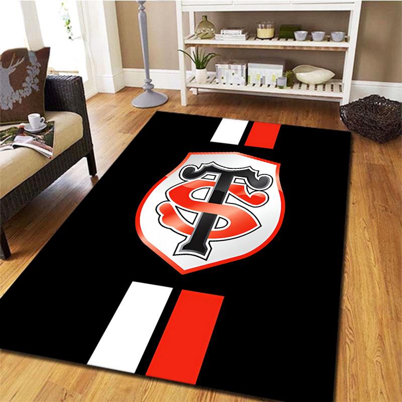 Stade Toulousain Carpet Rug for Living Room Bedroom Home Sofa Decoration,Kids play Non-slip Floor Mat