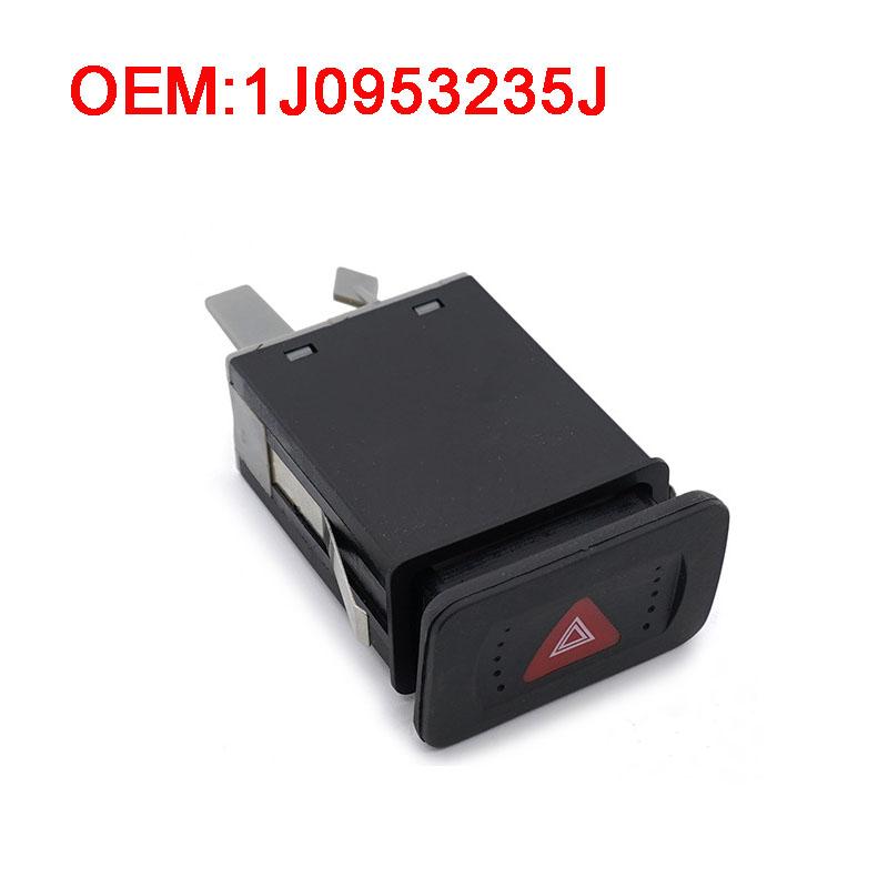 Car Hazard Warning Light Emergency Switch Light Flash Switch Button For Volkswagen Golf Jetta Bora Mk4 1998-2006 1J0953235J Switches Seat 3