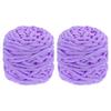 2 Gomitoli Filato Chenille Grosso 200g/7oz Peluche Spesso Morbido Soffice per Coperta Vellutata Morbida per Maglione Lavorato a Maglia a Mano all'Uncinetto