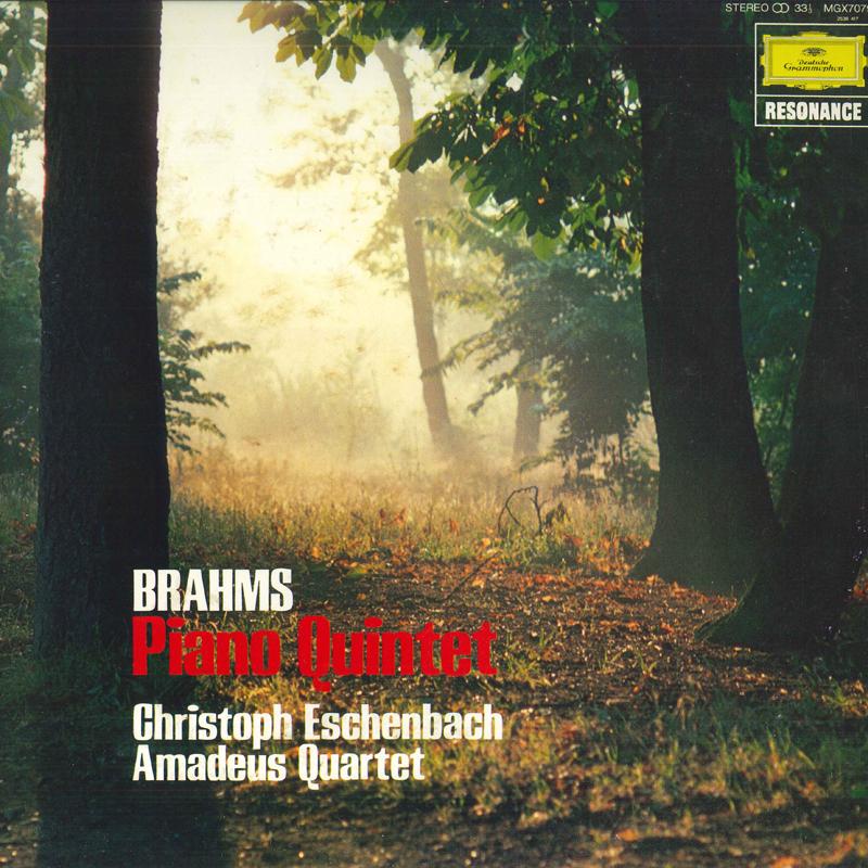 

LP Record CHRISTOPH ESCHENBACH AMADEUS QUART Brahms Piano Quintet MGX7079 DEUTSCHE GRAMM Japan Obi Classical