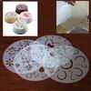 Baking Sugar Powder Sieve 4pcs Set of Spray Patterns Printed Pattern Baking Tools Cake Decorative Ba
