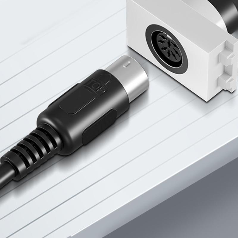Universelles DIN 8-Pin-Kabel DIN 8-Pin Buchse auf Stecker/Buchse auf Buchse Option für Synthesizer und Sequenzer