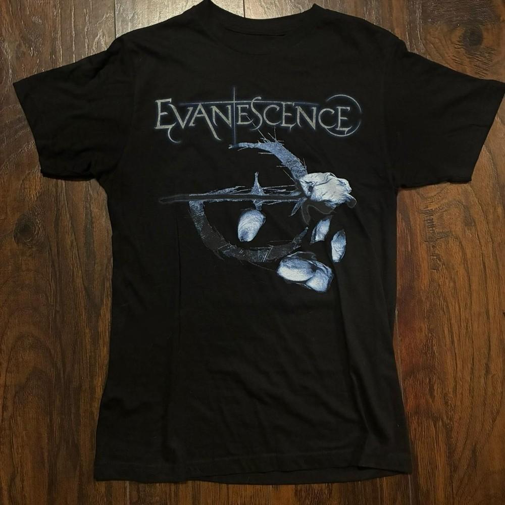 Коллекция Evanescence Группа Графический Альбом Футболка Унисекс Все Размеры SG967 Унисекс Футболка M