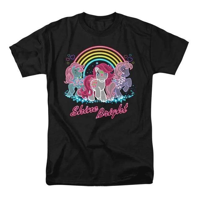 Camiseta Unisex De My Little Pony, Retro, Con Ponis De Neon, S