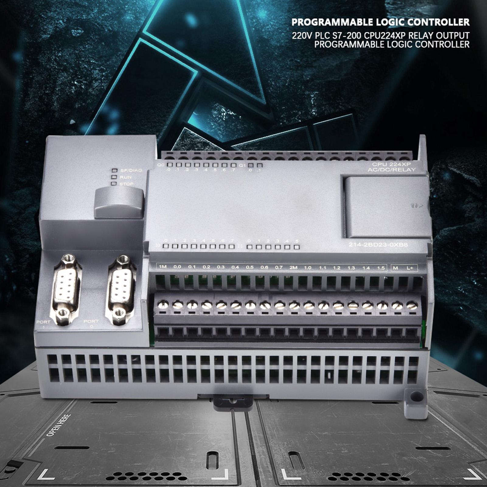 Contrôleur logique programmable 220V PLC S7 200 CPU224XP Sortie relais