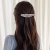 Double Row Hair Clip High-end Elegant Barrettes Exquisite Spring Hairpin  Hair Accessories