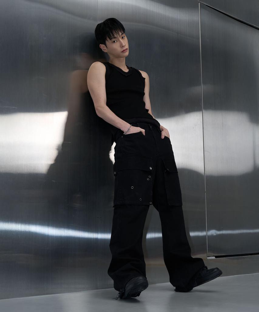 Pichibeullaeg Damage Logo Sleeveless (Black)
