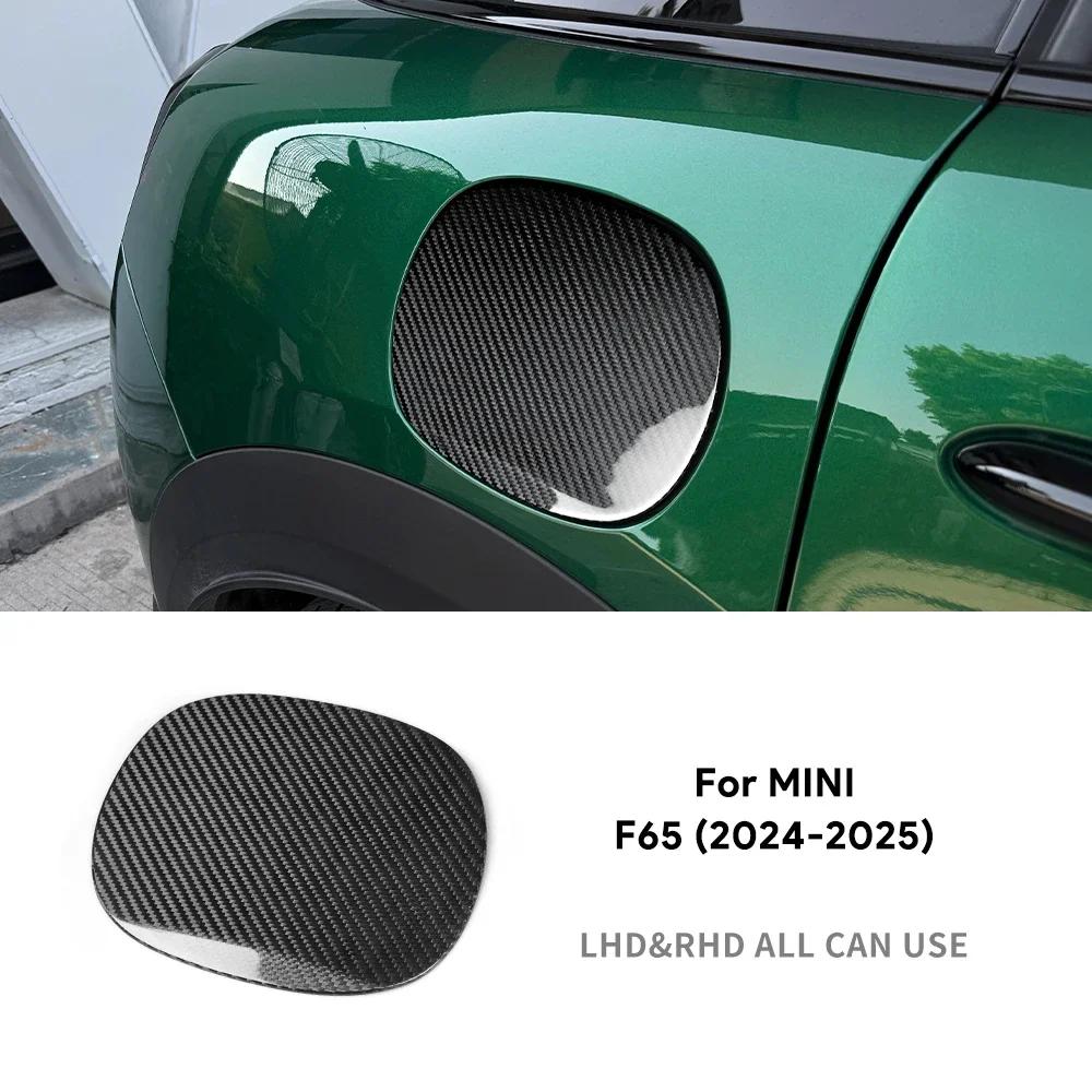 Сухой Углепластик Для BMW Mini Cooper S F65 2024 2025 Наклейка На Крышку Бензобака Автомобиля Аксессуары Для Внешнего Стайлинга Декаль for F65 2024 2025