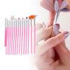 15 Pieces Nail Dotting Pen Painting Art Drawing Pencil Manicure Tool Liner Brush for Beautiful and