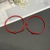 2 Pcs /Lot Cross Couple Wrist Bracelet New Arrival Stylish Fashionable White Black Color Charm Bracelets Present Gift Idea Friend Lover Handmade