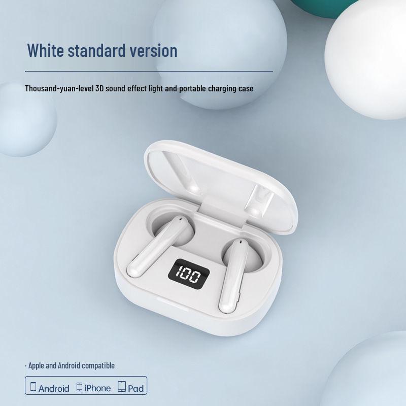 High-Quality True Wireless Bluetooth Earphones: Cute Girl Style, Ultra-Long Standby, Compatible with Apple, Huawei, Vivo