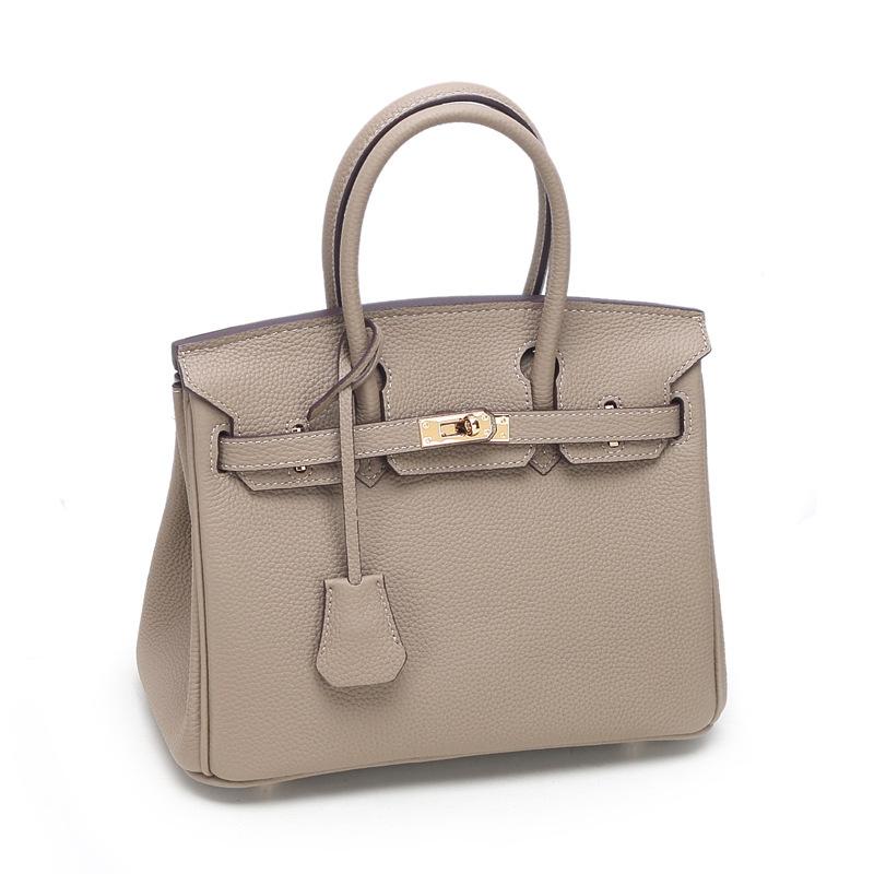 Premium Togo Small Pattern Cowhide, Genuine Leather Fashion Shoulder Handbag Texture Bag