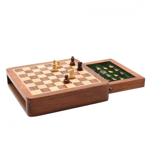 Harvey Makin Magnetic Chess Board with Drawer