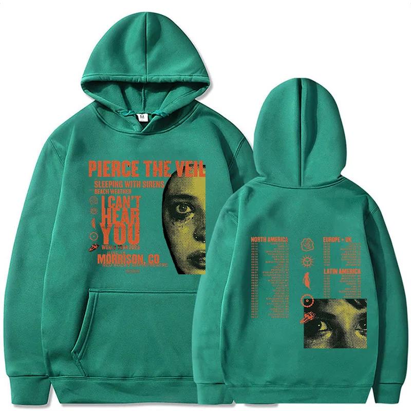Pierce The Veil Druck Hoodies Unisex Mode Grafik Sweatshirts Langarm Herren/Damen Bequeme Kapuzenpullover Tops