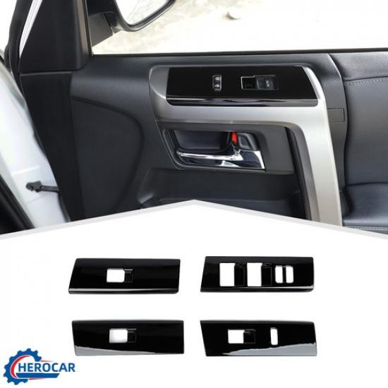 

BlacK Window Lift Switch Button Cover Panel Trim for 4runner 2010+ Accessories
