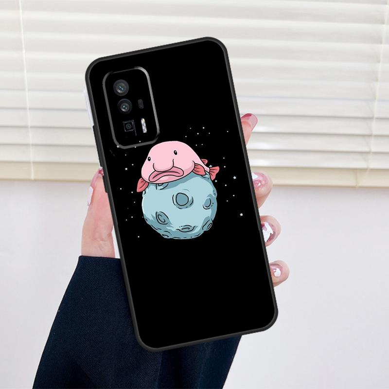 Cartoon Blobfish Cover For Xiaomi 14T Pro 11T 12T 13T 13 14 15 Ultra POCO X6 X7 Pro X3 X5 F5 F6 M6 Pro Case