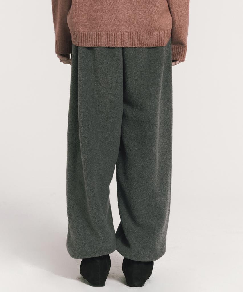 Nigaennikol Soft Fleece Banded Jogger Pants_Charcoal
