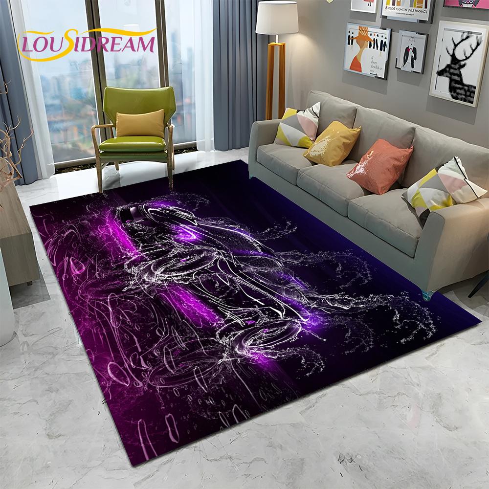 HD Concept Car 3D Future Sports Car Cartoon Carpet Rug for Home Living Room Bedroom Sofa Doormat Decor,kids Non-slip Floor Mat