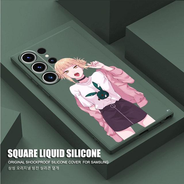 My Hero Academia Phone Case For Samsung Galaxy Note 20 Ultra S20 S23 Ultra S21 S22 Note 10 Plus 8 9 Square Liquid Cover Soft