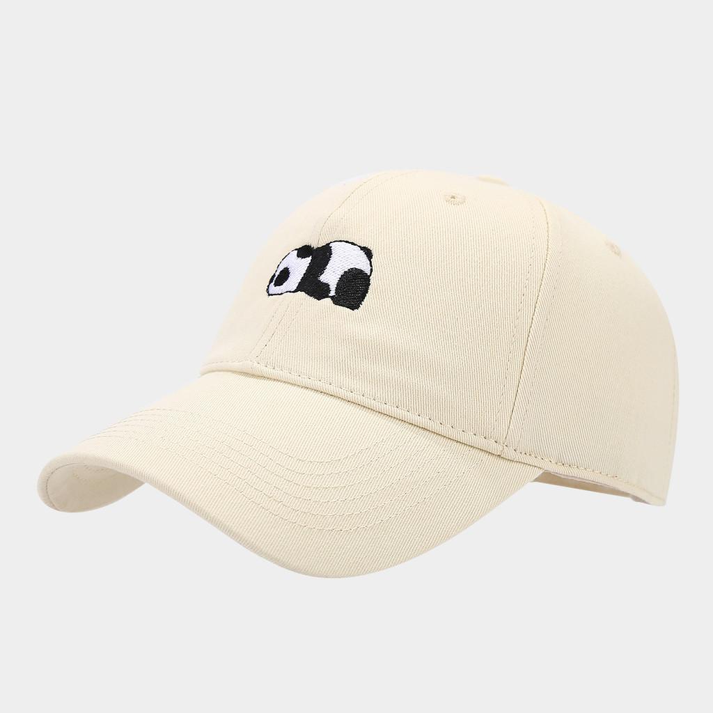 Summer Panda Cartoon Baseball Cap For Women Casual Sun Block Breathable Cotton