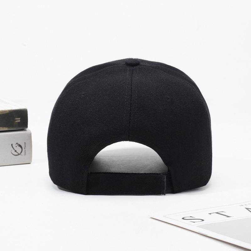 Maoqing Solid Color Duckbill Men's Sunshade Baseball Cap with Various Logos