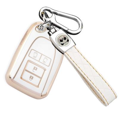 ZANEKO Hiace Key Case Compatible Toyota HIACE 200 Series Key Cover Regius Ace Porte Spade Smart Key Case, White 2